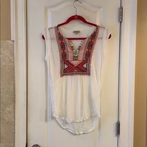 Lucky Brand Embroidered Top